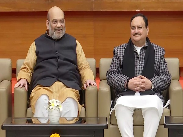 union home minister amit shah, with bjp chief jp nadda during a bjp cec meeting