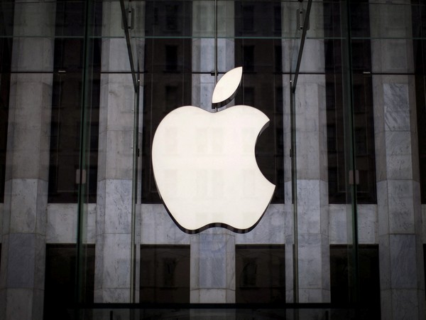 file photo: file photo: an apple logo hangs above the entrance to the apple store on 5th avenue in the manhattan borough of new york city