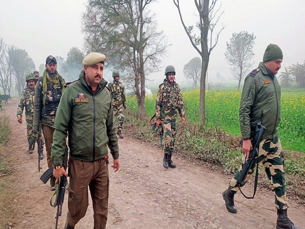 bsf personnel patrol along international border ahead of republic day