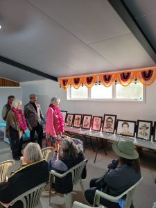 photo 2 guests viewing the exhibition