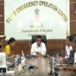 Gujarat Home Minister Harsh Sanghavi holds meeting at State Emergency Operation Centre