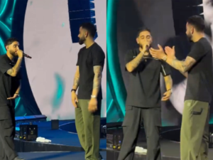 Virat Kohli grooves to Karan Aujla’s ‘Winning Speech’ at grand Delhi event