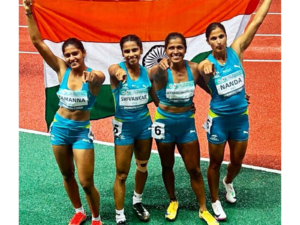India win women’s 4x100m gold at Asian Relays Championships 2026