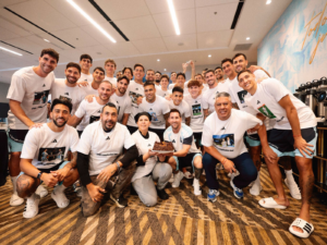 Argentina players wear special shirts for Messi’s 39th birthday celebration