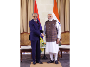 PM Modi meets Mauritius counterpart, discusses cooperation in skilling, defence, energy