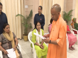 UP: CM Yogi Adityanath holds ‘Janta Darshan’ in Lucknow, listens to public grievances