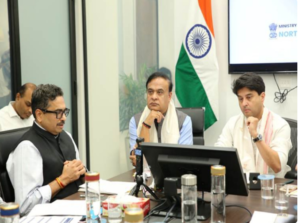 Union minister Jyotiraditya M Scindia launches Mission “Senehjori” for Assam Muga Silk