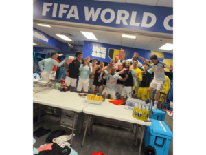 FIFA World Cup 2026: Belgium players celebrate in dressing room following remarkable comeback to seal R16 spot
