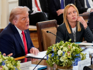 Trump calls Italian PM Meloni a “nice person” despite recent “restraining order needed” social media post