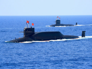 Chinese Submarine-launched missile splashes down in South Pacific