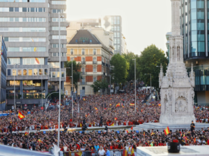 Madrid turns red and yellow as Spain celebrates historic FIFA World Cup triumph