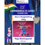 CWG 2026: Raja Muthupandi wins weightlifting silver as India’s medal rush continues in Glasgow