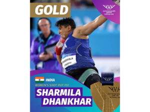 “Entire nation proud”: Sports Minister Mandaviya hails Sharmila’s historic CWG gold in women’s shot put F57